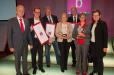 BM Mitterlehner und LR Schmid mit Vertreterinnen und Vertretern der Vorarlberger Staatspreisgewinner