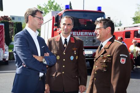 Bild: Eröffnung Feuerwehrhaus Lustenau