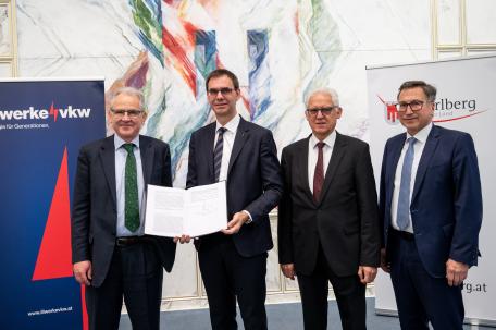 Bild: LH Wallner: „Ernergiewirtschaftlicher Meilenstein für Vorarlberg gesetzt“