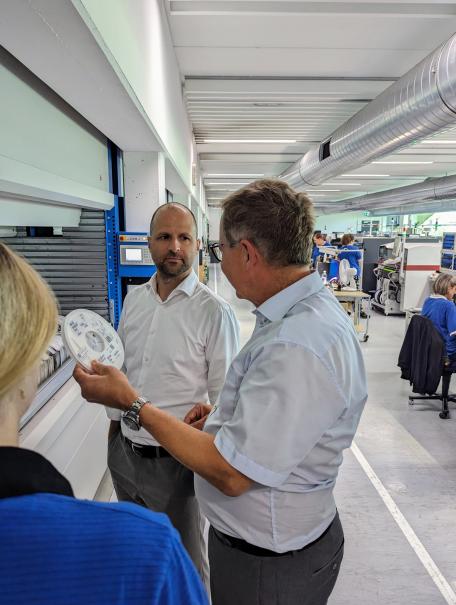 Bild: LR Tittler besuchte Dornbirner Firma Graf