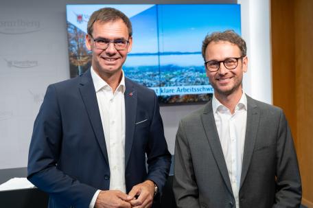 Bild: LH Wallner und LR Zadra pr&auml;sentierten 5-Punkte-Plan f&uuml;r entscheidende Themen in den n&auml;chsten Monaten