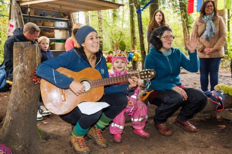 Bild: Eröffnung Waldkindergarten Rankweil