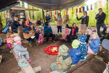 Bild: Eröffnung Waldkindergarten Rankweil