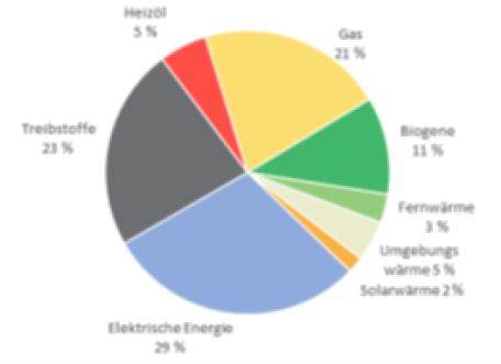 Bild: Anteil Energieträger am Energieverbrauch