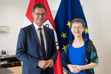 Bild: Besuch Regierungschefin Liechtenstein