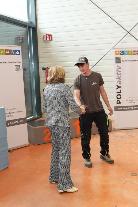 Bild: Als bester Vorarlberger schaffte es Lukas Felder (PTS Hittisau) bei den Bundeswettbewerben Metall auf den 5. Platz. 